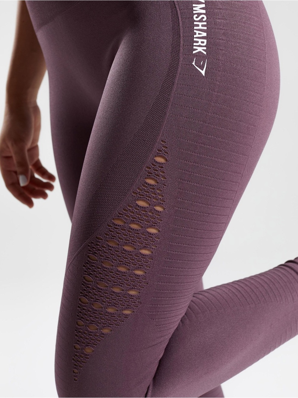 Gymshark Sculpt High Waist Energy Seamless Leggings - Mauve Purple